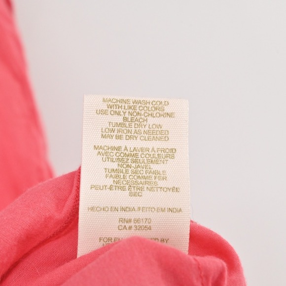 FREE PEOPLE Top Womens Size S Pink Lightweight Embroidered Detail Boho Blouse - Picture 7 of 13